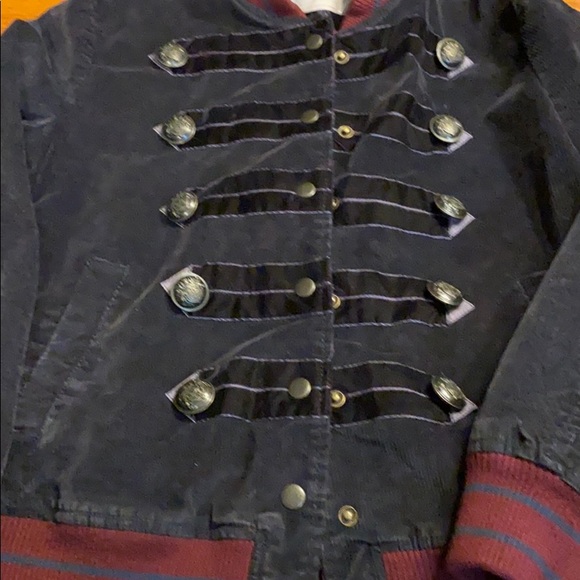 We the free blue and burgundy corduroy jacket - Picture 4 of 10